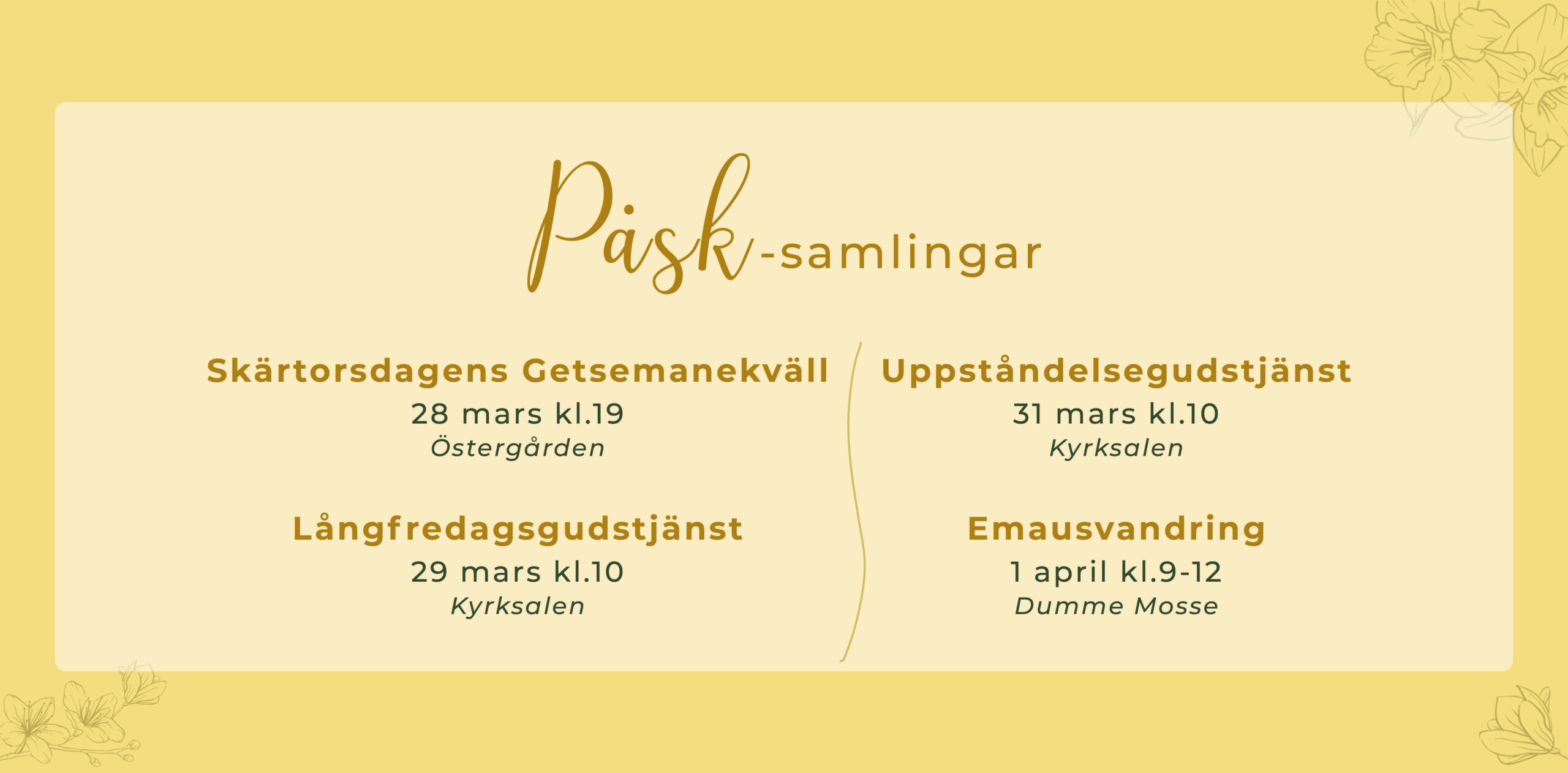 Påsksamlingar
