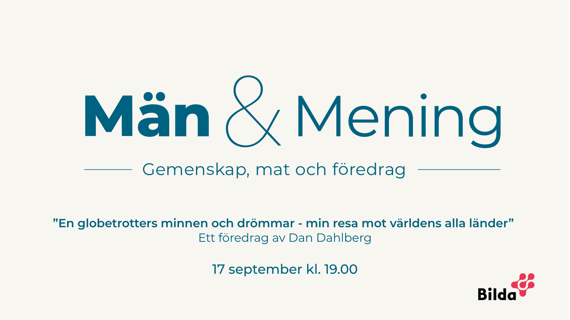 Män och Mening 17 sept
