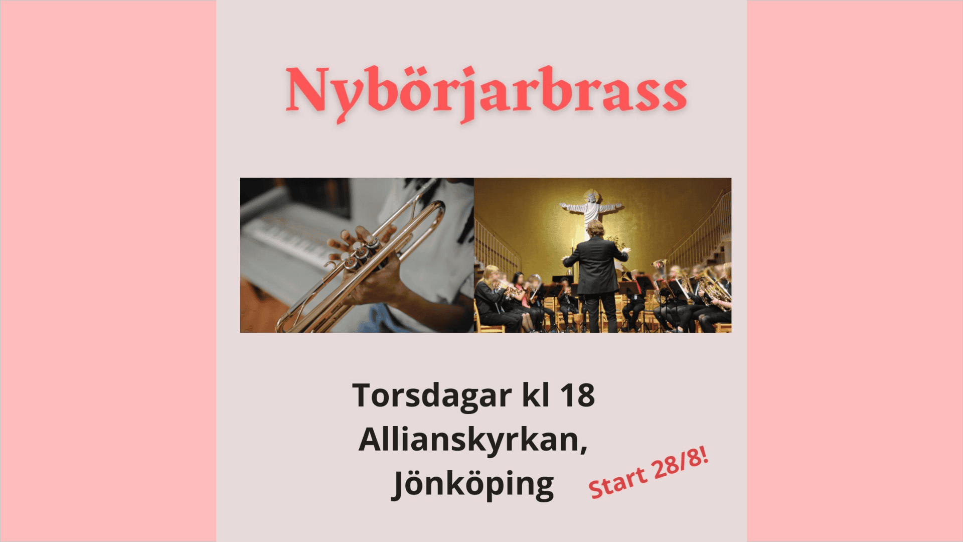 Nybörjarbrass 28 aug